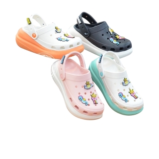 [ลิขสิทธิ์แท้] รุ่นใหม่ มาแรง! Baoji Clog Slingback - In to the Sea [W] NEA รองเท้า แตะ พื้นหนา บาโอจิ แท้ BO37-119