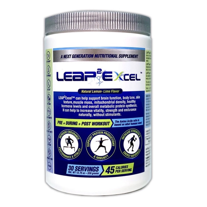 Leap Excel อาหารเสริมสำหรับผู้ป่วยที่ไม่มีกำลัง โรค ALS โรคดล้ามเนื้ออ่อนแรง ผู้ป่วยติดเตียง คนออกกำ