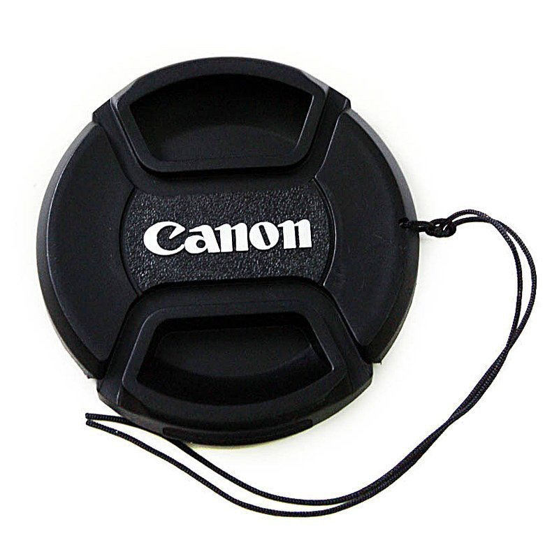 quKm Canon Lens Cap ฝาปิดหน้าเลนส์ แคนอน ขนาด 49 52 55 58 62 67 72 77 mm.