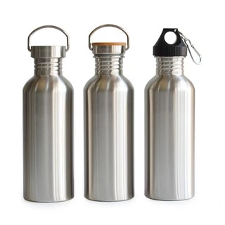Bpa Free 304 ขวดน้ําสแตนเลส 0.5L 1L 1.2L 1.5L 2L ผนังเดี่ยวไม่สามารถเก็บอุณหภูมิได้