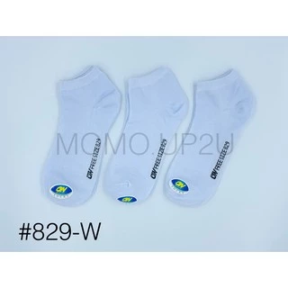 OW Socks ถุงเท้าข้อสั้นสีพื้น 829 แพ็ค 12 คู่ 1 สี #FREESIZE