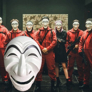 ทรชนคนปล้นโลก: เกาหลีเดือด Money Heist Korea หน้ากากคอสเพลย์ La Casa De Papel สไตล์เกาหลี สําหรับปาร์ตี้ฮาโลวีน