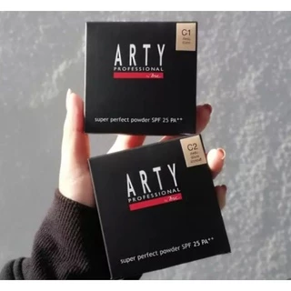 แท้!! พร้อมส่ง Arty Profressional Super Perfect Powder SPF25/PA++ 11g #C2 แป้งผสมรองพื้นสูตรควบคุมความมัน ล๊อตใหม่