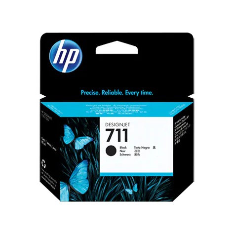 หมึกพิมพ์แท้ HP 711 80-ml Black Ink Cartridge  (3WX01A เปลี่ยนจาก CZ133A)