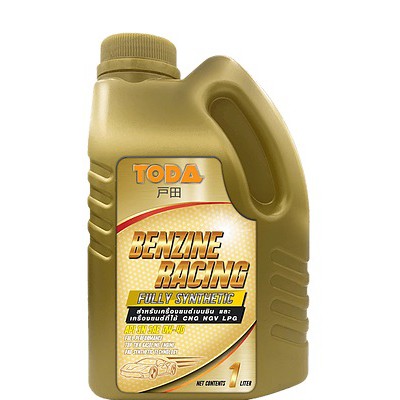 โตดะ เบนซิน เรซซิ่ง PAO 0W-40 ขนาด 4 ลิตร
