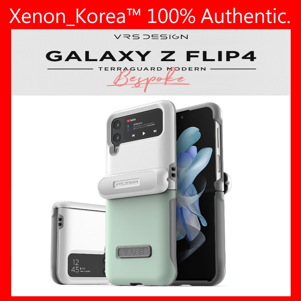 [VRS Design] เคสโทรศัพท์มือถือ ฝาพับ พร้อมบานพับ สําหรับ Galaxy Z Flip 4 (5G)