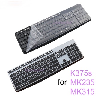 Logitech Mk235 Mk315 K375S แผ่นซิลิโคนคีย์บอร์ดบลูทูธไร้สาย