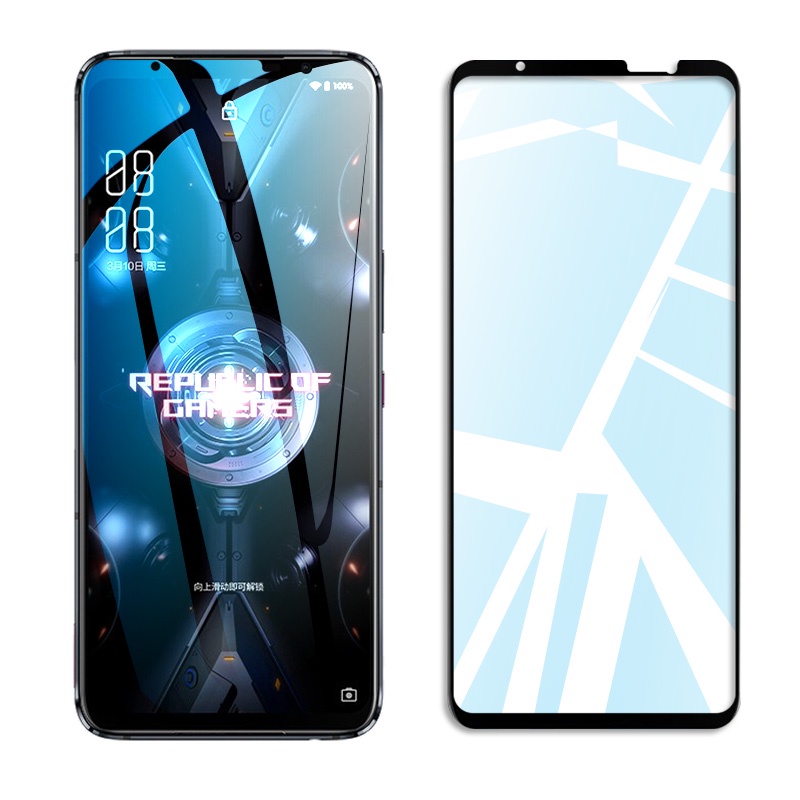Matte Frosted Tempered Glass Film เหมาะสำรับ ASUS Rog phone 6 / Rog6 Pro / Rog 6D / Rog 6D Ultimate 