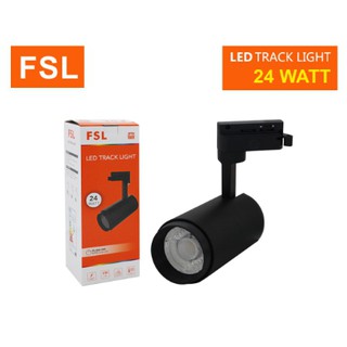 โคมแทรคไลท์ FSL-TRACK-LIGHT-24W-BL แสงขาวและแสงวอร์มไวท์