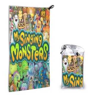 【พร้อมส่ง】ผ้าขนหนูนุ่ม ลาย My Singing Monsters แห้งเร็ว ดูดซับน้ําได้ดี 40*80 ซม. (16*31.5 นิ้ว) สําหรับเล่นกีฬา กลางแจ้ง ทุกเพศ