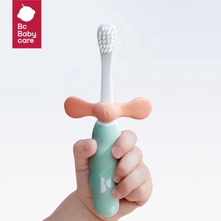 Bc Babycare แปรงสีฟัน 3 ขั้นตอน กันลื่น เพื่อความปลอดภัย สําหรับเด็ก 1 2 ชิ้น