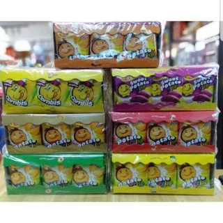Potato Crackers Potato Crisps ปังแลบลิ้น แครกเกอร์มันฝรั่งแผ่นบาง รส มันม่วง ผัก ข้าวโพด บาบีคิว มะเขือเทศ เกลือหิมาลัย