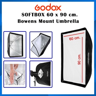 Godox Softbox 60x90 cm. Mount Bowens Umbrella กางใช้งานง่ายมากๆ Softbox ขนาด 60*90 cm. สินค้าพร้อมส่ง