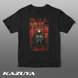 แขนสั้นcrew neckเสื้อยืด พิมพ์ลายโปสเตอร์เกม Kazuya DV-0027 Among UsS-XXXXL