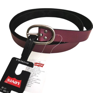 เข็มขัดหนังแท้ผู้หญิง เข็มขัดแฟชั่น เข็มขัดลีลายส์ Levis Women Belt