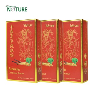 [แพ็ค 3 กล่อง สุดคุ้ม] ถั่งเช่า Cordyceps Extract ถั่งเฉ้าสกัด THE NATURE เดอะ เนเจอร์