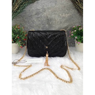 กระเป๋าสะพาย CHARLES TASSEL DETAIL SHOULDER BAG