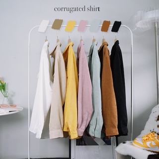 QCLOTH Corrugated SHIRT พร้อมส่ง!