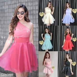 Mini Dress ไหล่เบี่ยง [B0221]