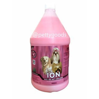 ION ครีมนวด สูตรว่านหางจระเข้ บำรุงเข้มข้น นุ่มลื่นเป็นเงางาม Silky and Soft Fur Treatment Conditioner 4000ml