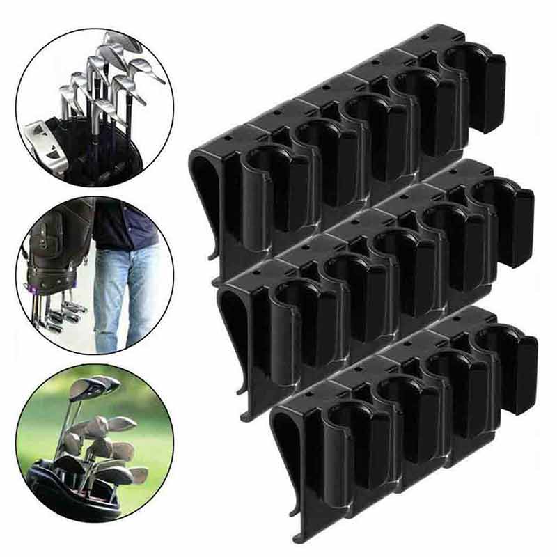 14 Pcs Golf Club Bag Clip On Putter Clamp Holder Putting Organizer Ball Maker