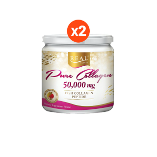 Real Elixir PURE COLLAGEN 50,000 Mg (เรียล เพียว คอลลาเจน 50,000 มิลลิกรัม) - (แพ็คคู่)