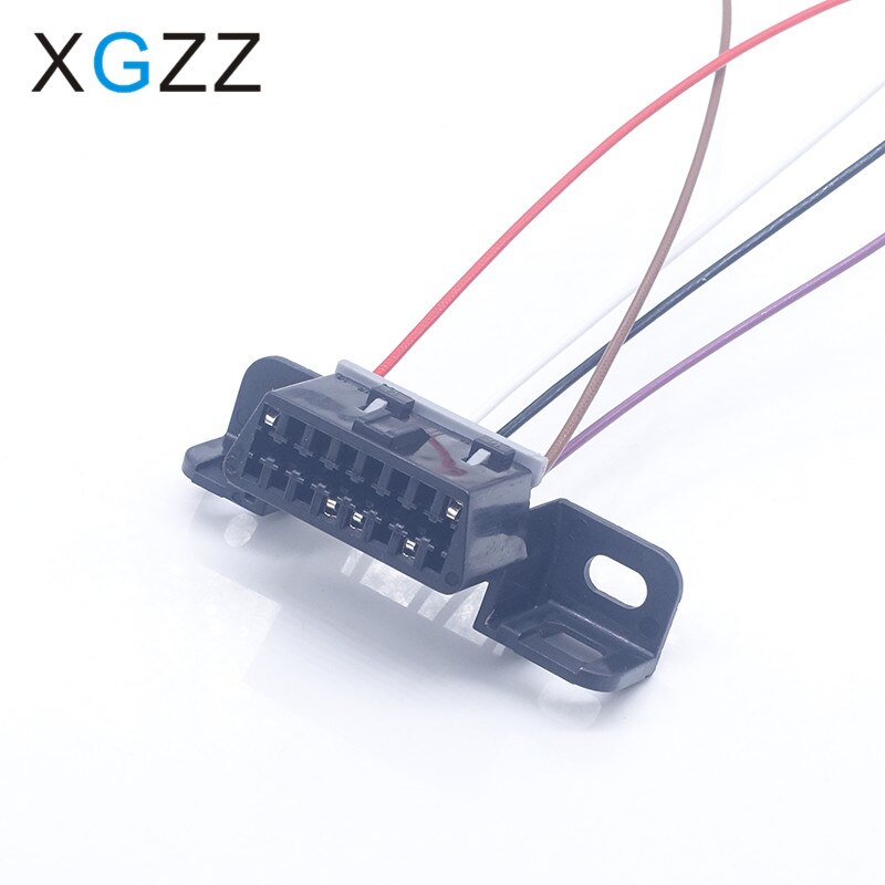 16 Pin OBD2 OBD-II ซ็อกเก็ตอินเทอร์เฟซวินิจฉัยยานยนต์ OBDII OBD 2 ขั้วต่อหญิง