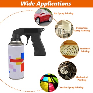 Spray Adaptor Aerosol Gun Handle With Full Grip Trigger Locking Collar Car Maintenance