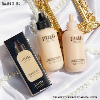 รองพื้นขวดนม SIVANNA COLORS VELVET TOUCH FOUNDATION HF674