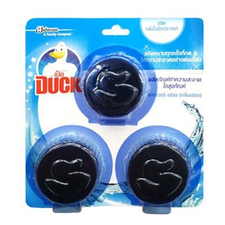 Homehapp  ก้อนทำความสะอาดโถสุขภัณฑ์ DUCK รุ่น PACK3 ขนาด 40 กรัม (แพ็ค 3 ก้อน) สีฟ้า