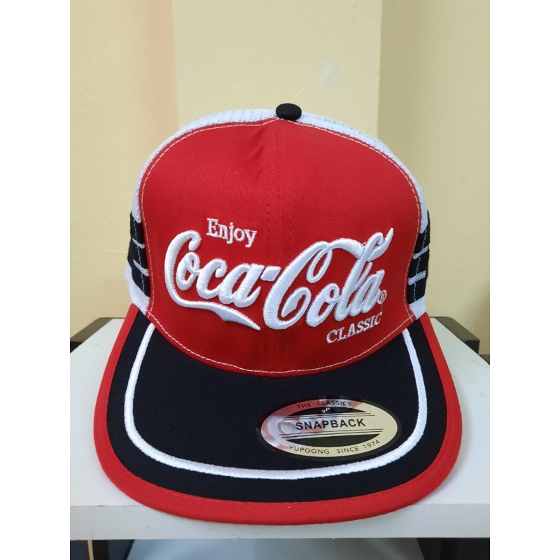 *พร้อมส่ง หมวกแก๊ปตาข่ายวินเทจ Coca Cola  ป้ายแท็ก USA#วัยรุ่น90 #หมวก90 #หมวกวินเทจ