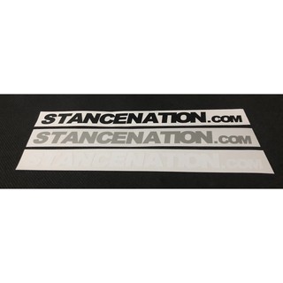 สติกเกอร์ไดคัท STANCE NATION  ไม่สะท้อนแสง  สติกเกอร์แต่งรถ