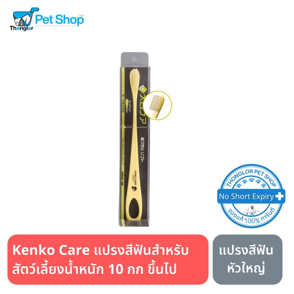 Kenko Care Soft Toothbrush “Large Head” แปรงสีฟันหัวใหญ่ขนนุ่ม เหมาะสำหรับสุนัข น้ำหนัก 10 กก. ขึ้นไป Made in Japan