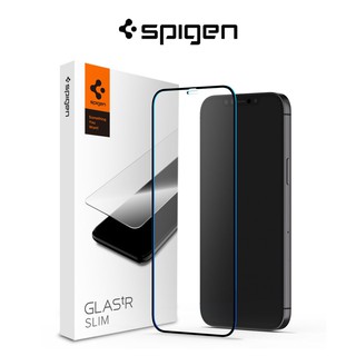 Spigen ฟิล์มกระจกนิรภัยกันรอยหน้าจอ 9H แบบเต็มจอ สําหรับ iPhone 14 2022 13 Pro iPhone 13 2021