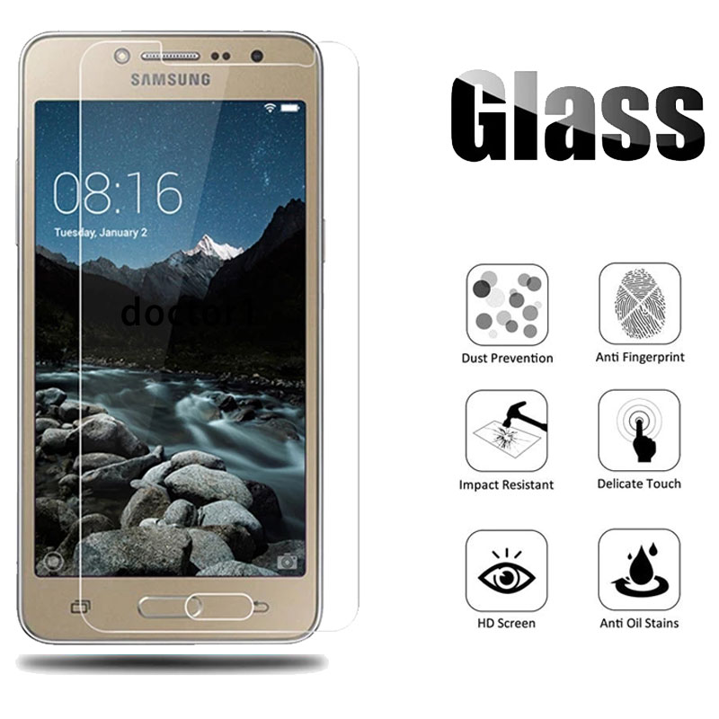 ฟิล์มกระจกใสสำหรับ Samsung ss Galaxy S7 S6 J8 J7 Core J5 J4 Plus J2 Prime A8 J3 J1 A9 Pro A3 A5 A6 A