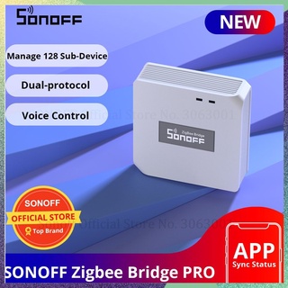 Sonoff ZigBee Bridge P RO เกตเวย์ APP wifi ควบคุมระยะไกลสมาร์ทโฮมทำงานเกตเวย์ฮับรองรับการเพิ่มได้ถึง128อุปกรณ์ย่อย