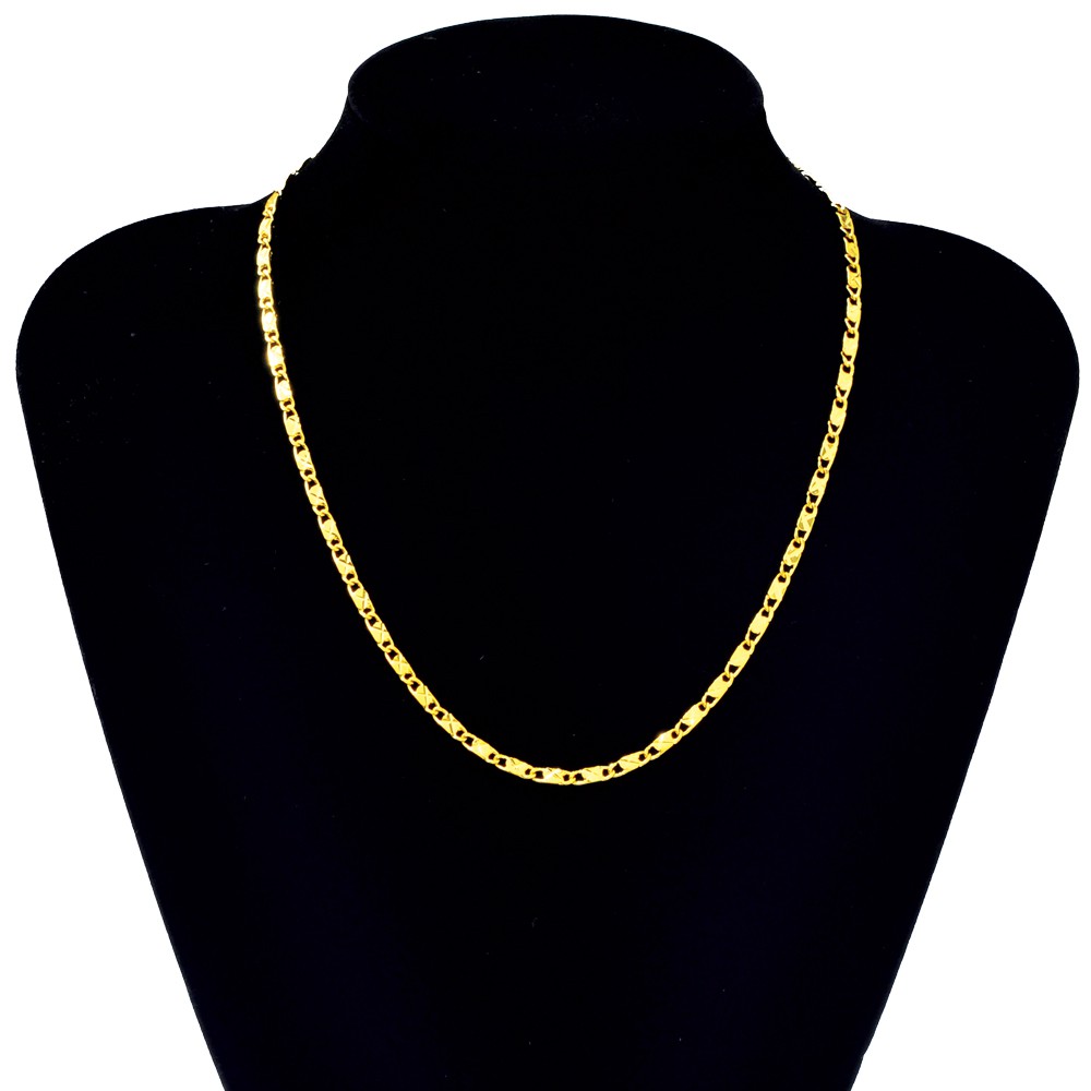 Blossom 28 Cross Lock Chain สร้อยคอทอง 24K