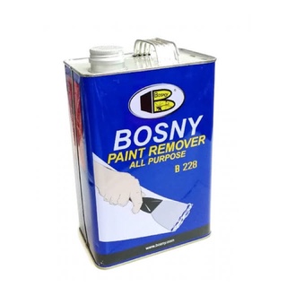 [ยกลัง 6 แกลลอน]น้ำยาลอกสี "Bosny Paint Remover" ไม่ทำอันตรายต่อพื้นผิววัสดุ ขนาด 1 กล.