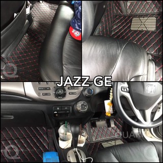 พรม6D หนังพรีเมี่ยม JAZZ GE แจ๊ส เต็มคัน