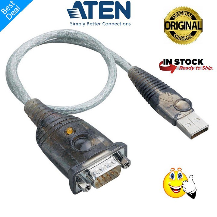 USB To Serial ATEN - Usb To RS232 Db 9 - Uc-232a
