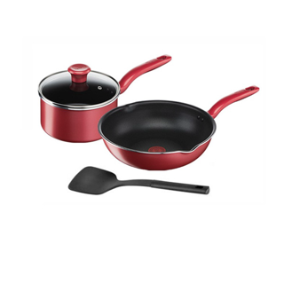 Tefal เซ็ตอุปกรณ์ทำอาหาร ก้นอินดักชั่น So Chef 4 ชิ้น (So Chef Set 4 Pcs.) G135S495