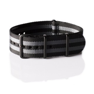 สายนาโต้ nato strap รุ่น pvd black and grey jamebound