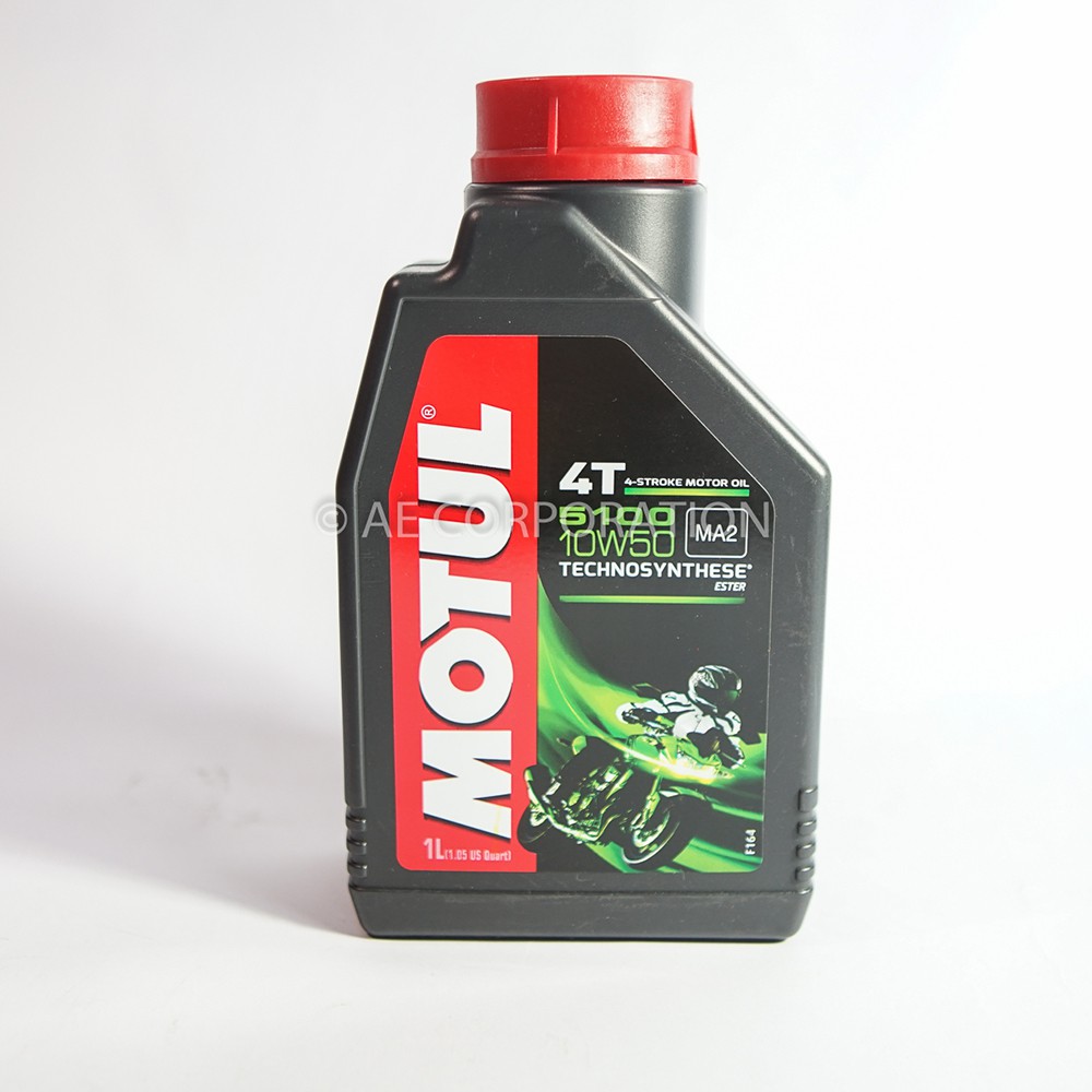Motul 5100 4T 10W50 ปริมาณ 1 ลิตร (กึ่งสังเคราะห์ผสม Ester Base) น้ำมันเครื่อง โมตุล 5100 น้ำมันเครื