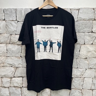 เสื้อยืดคอกลมเสื้อวง The Beatles Help ลิขสิทธิ์แท้ จาก USAS-4XL