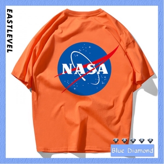 💎 เสื้อยืด NASA คอกลมแขนสั้นลําลอง เนื้อผ้าฝ้ายทรงหลวม เสื้อลำลอง เสื้อสตรีท เสื้อแฟชั่น