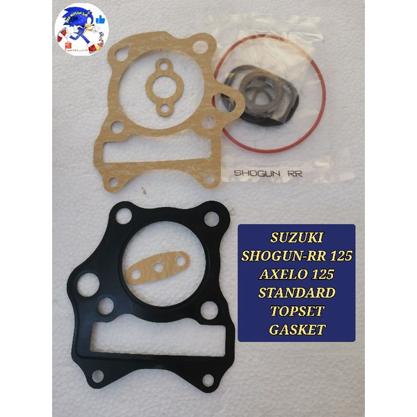 SUZUKI SHOGUN125-RR SHOGUN-RR SHOGUN125RR AXLO-125 GASKET CYLINDER BLOK HEAD BLOCK TOP SET STD มาตรฐ