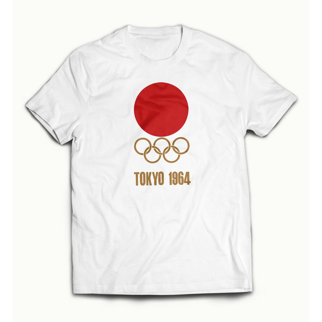 โตเกียวโอลิมปิก เสื้อยืดยอดนิยม Vintage Olympics Tshirt Tokyo 1964 Seoul 1988 Retro Sports Tshirt Tee Tokyo Olympics Spo #3