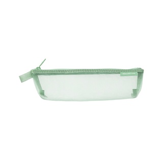 MIDORI [LIMITED EDITION] Mesh Pen Case Pale Green (D41565006) / กระเป๋าดินสอ สีเขียวอ่อน (LIMITED EDITION) แบรนด์ MIDORI