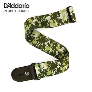 สายสะพายกีตาร์ Planet waves P20S1500 Digital Camo Guitar Strap-Green