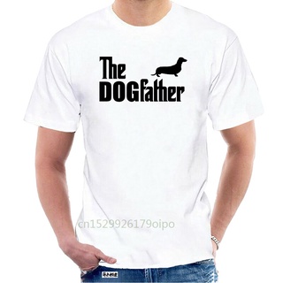 ใหม่ เสื้อยืด คอกลม พิมพ์ลาย The Dog Father Dachshund แฟชั่นสําหรับผู้ชาย 2022071633